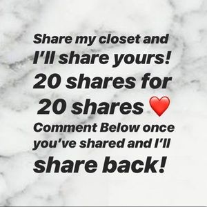 ✨Closet Shares✨